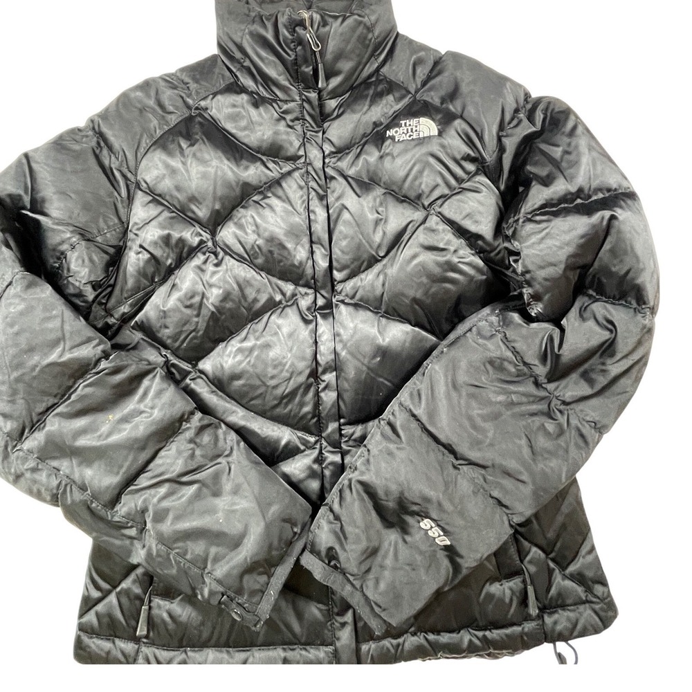 Women's The North Face‎ Aconcagua 550 Down Puffer Jacket Black- Small